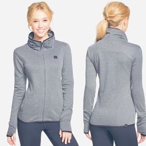Bench Hausen Full Zip Athletic Gray Fitted Jacket